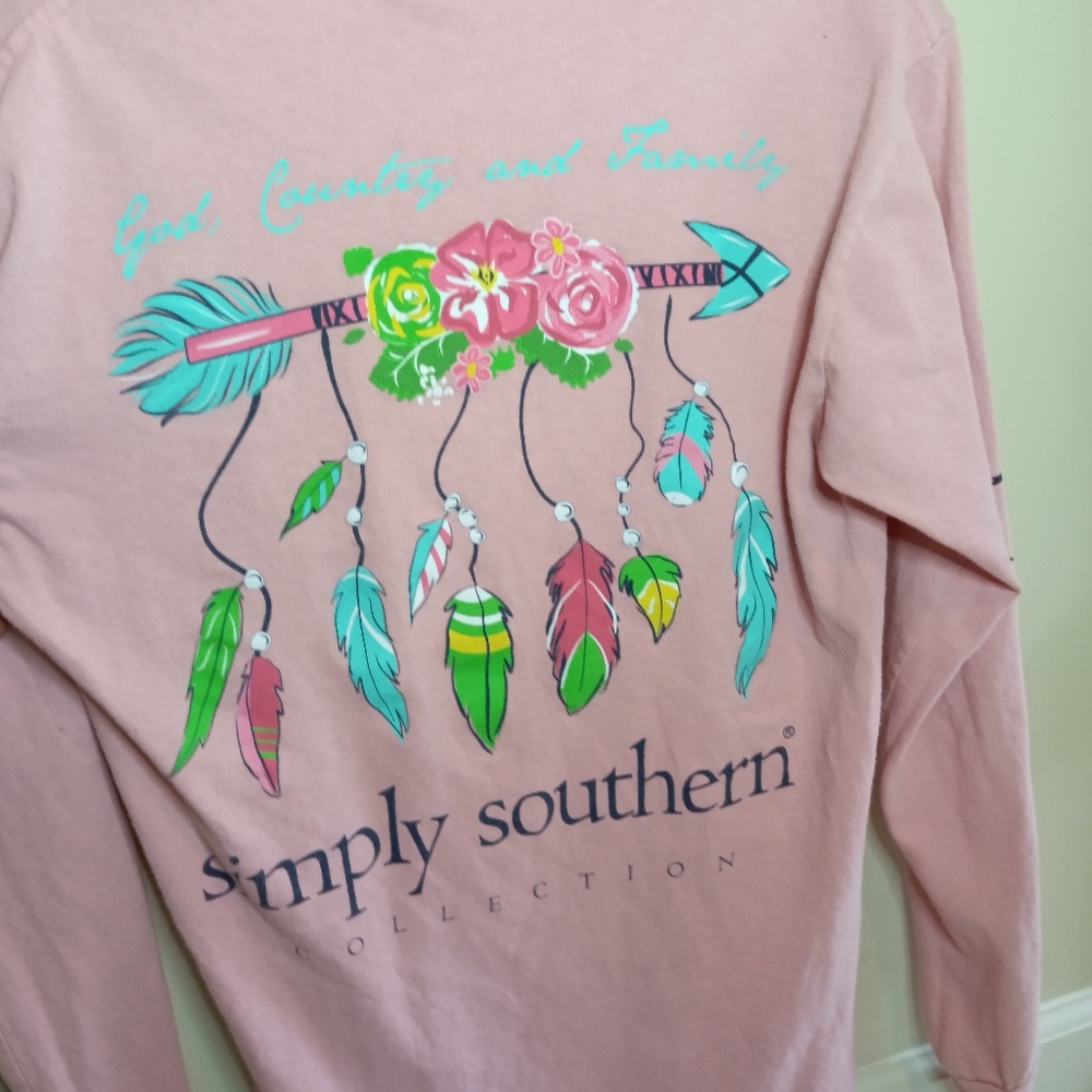 simply southern long sleeve tee
